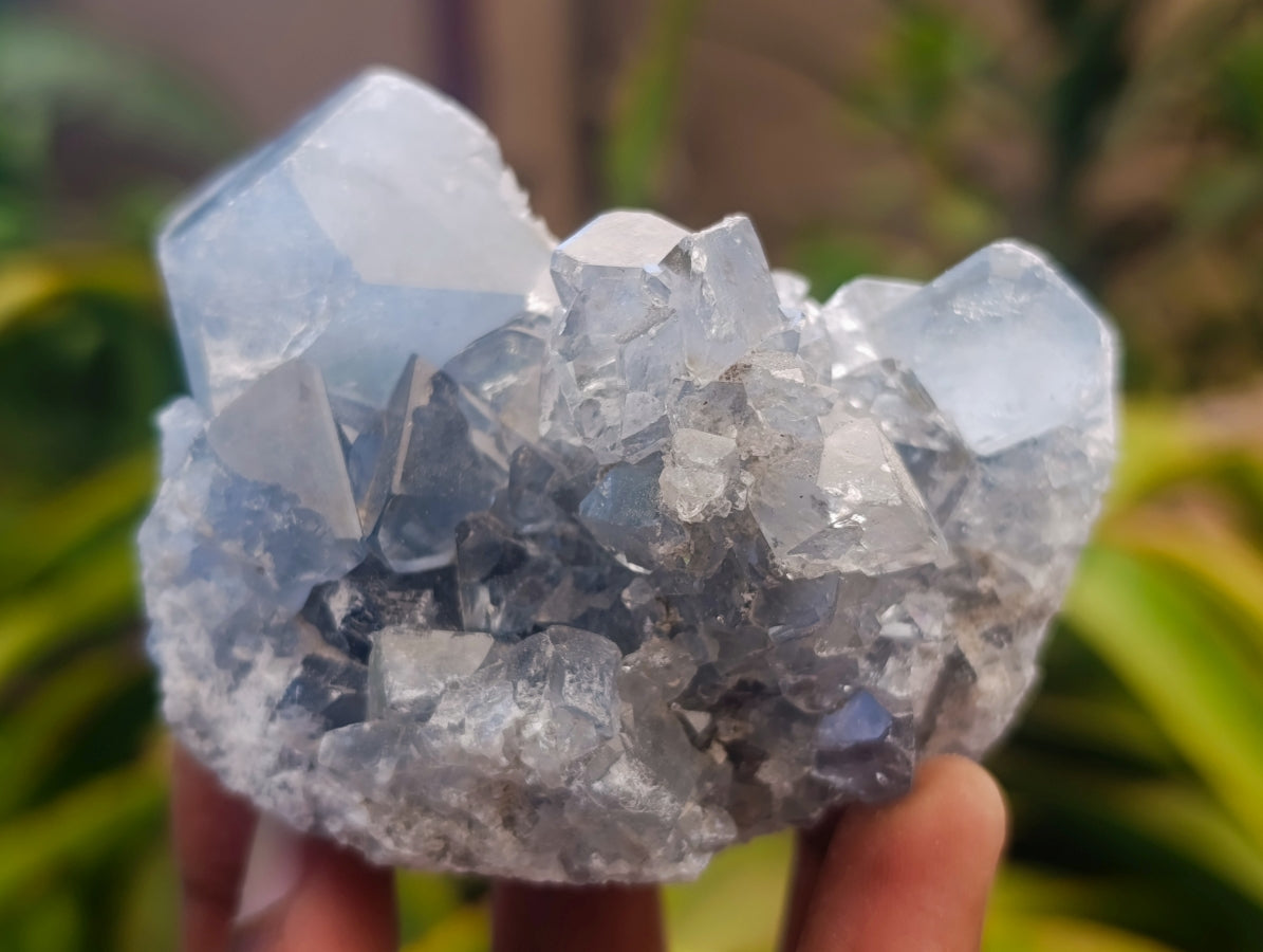 Natural Blue Celestite Specimens x 17 From Sakoany, Madagascar