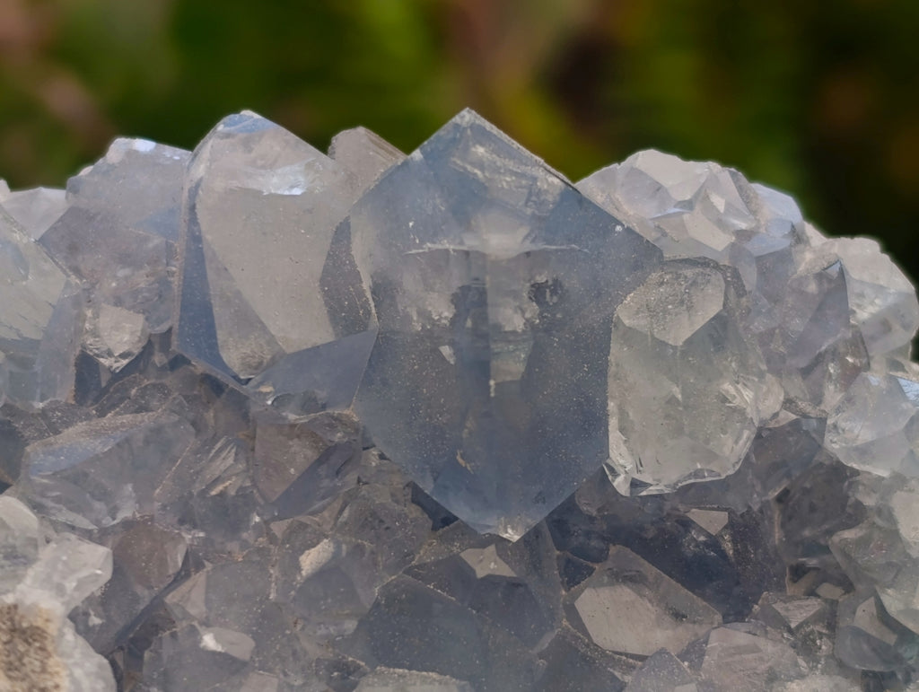 Natural Blue Celestite Specimens x 17 From Sakoany, Madagascar