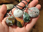 Hand Made Assorted Shaped Ocean Jasper Pendants x 1 From Northwest Coast, Madagascar