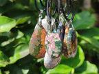 Hand Made Assorted Shaped Ocean Jasper Pendants x 1 From Northwest Coast, Madagascar