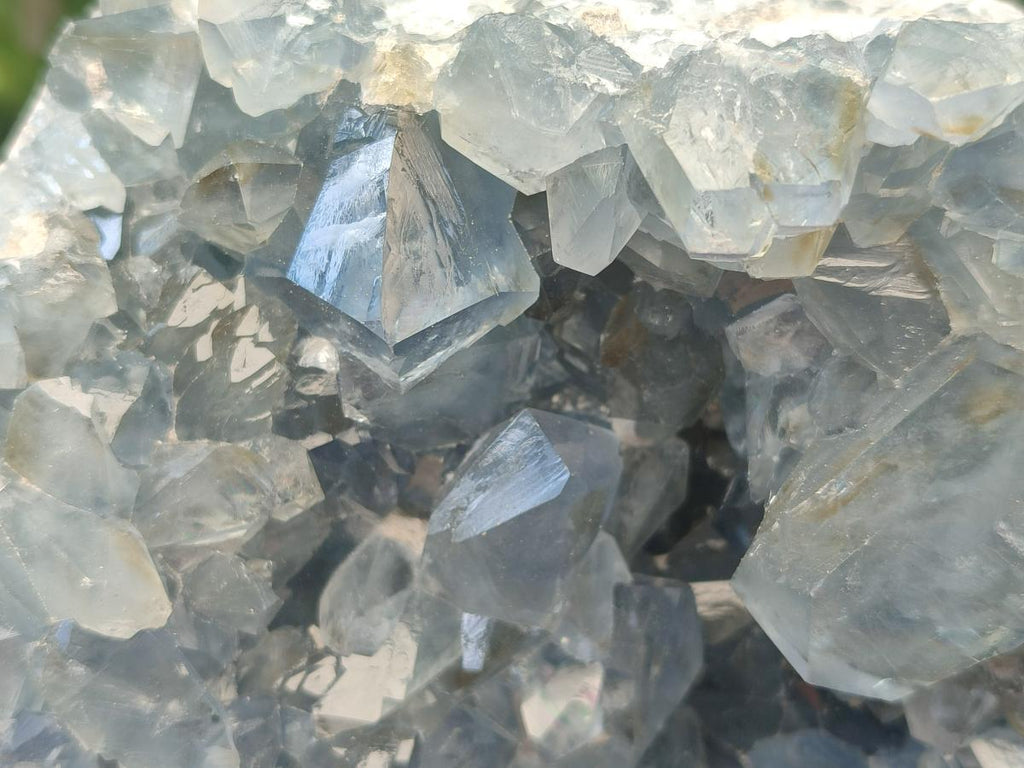 Natural Large Blue Celestite Geode Specimen x 1 From Sakoany, Madagascar