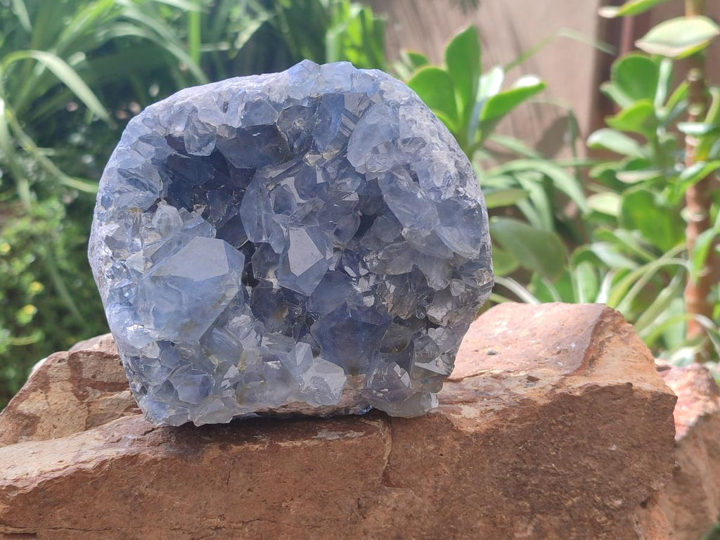 Natural Large Blue Celestite Geode Specimen x 1 From Sakoany, Madagascar