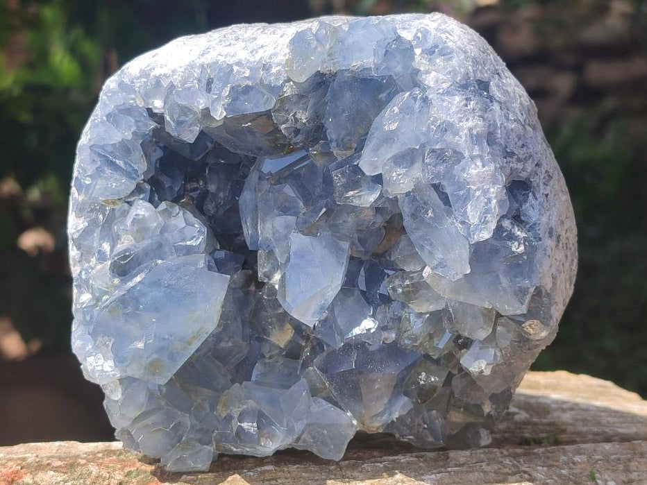 Natural Large Blue Celestite Geode Specimen x 1 From Sakoany, Madagascar
