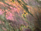 Polished One Side Rare Purple Sunset Labradorite Display Pieces x 2 From Madagascar