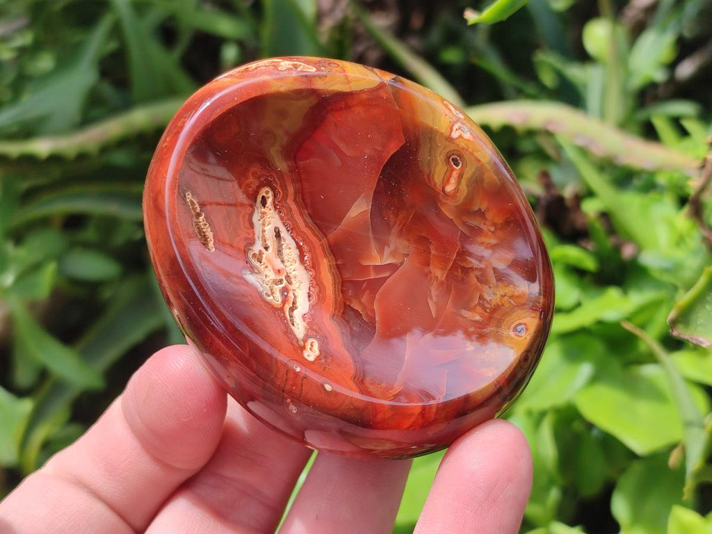Polished Carnelian Agate Gemstone Bowls x 6 From Madagascar