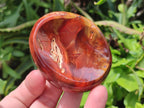 Polished Carnelian Agate Gemstone Bowls x 6 From Madagascar