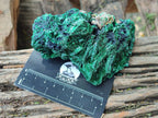 Natural Silky Malachite Specimens x 4 From Kasompe, Congo