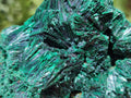 Natural Silky Malachite Specimens x 4 From Kasompe, Congo