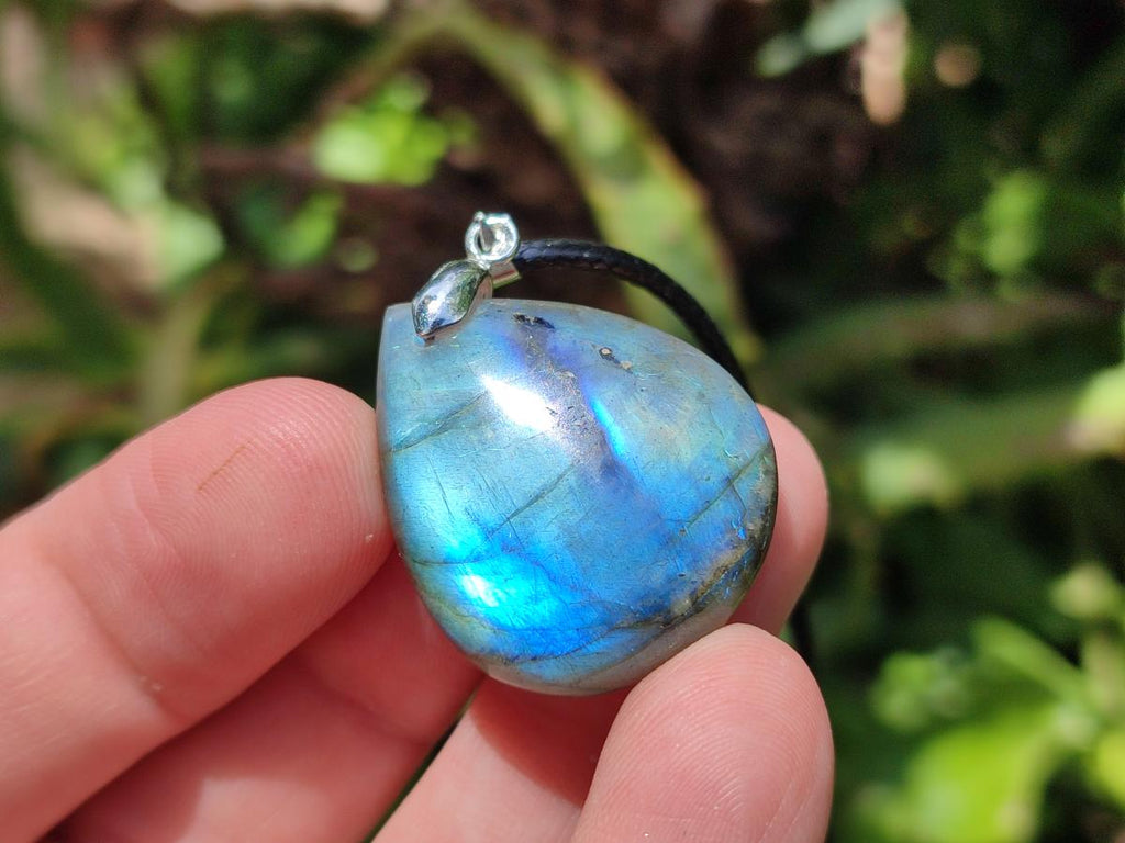 Hand Made Labradorite Assorted Shaped Pendants x 12 From Tulear Madagascar