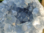 Natural Blue Celestite Geode Specimens x 2 From Sakoany, Madagascar