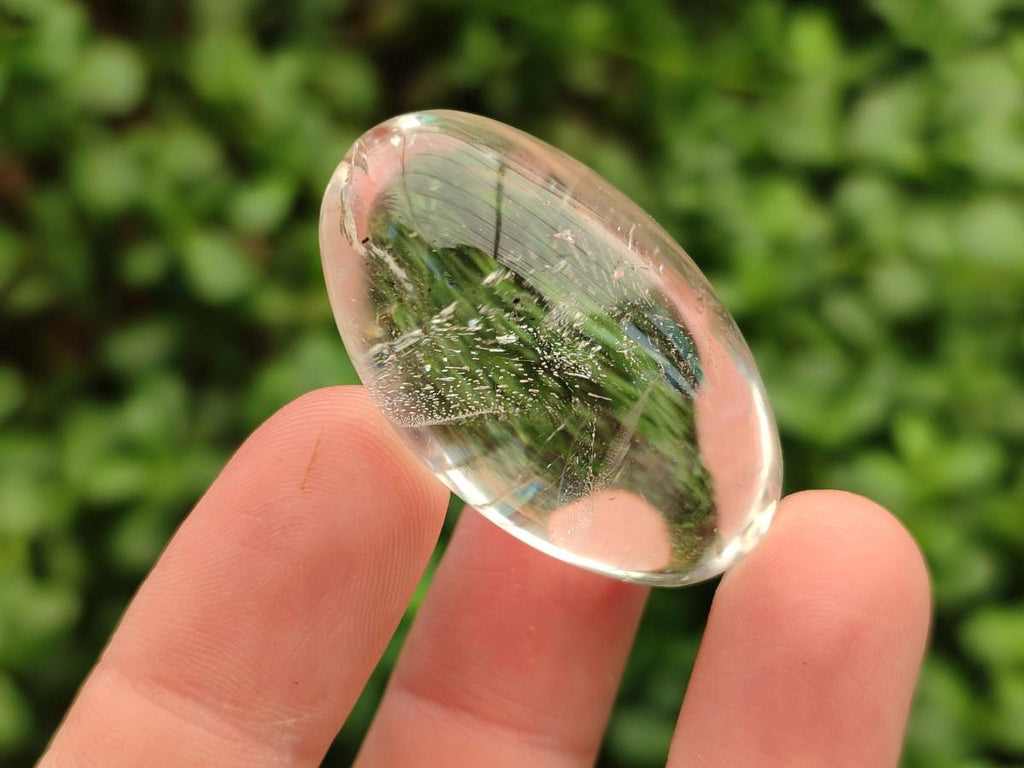 Polished Rock Crystal Galets x 35 From Amoron’i Mania, Madagascar