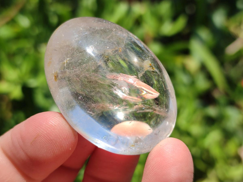 Polished Rock Crystal Galets x 35 From Amoron’i Mania, Madagascar