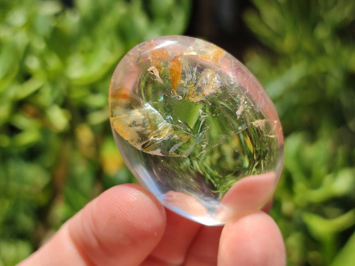 Polished Rock Crystal Galets x 35 From Amoron’i Mania, Madagascar