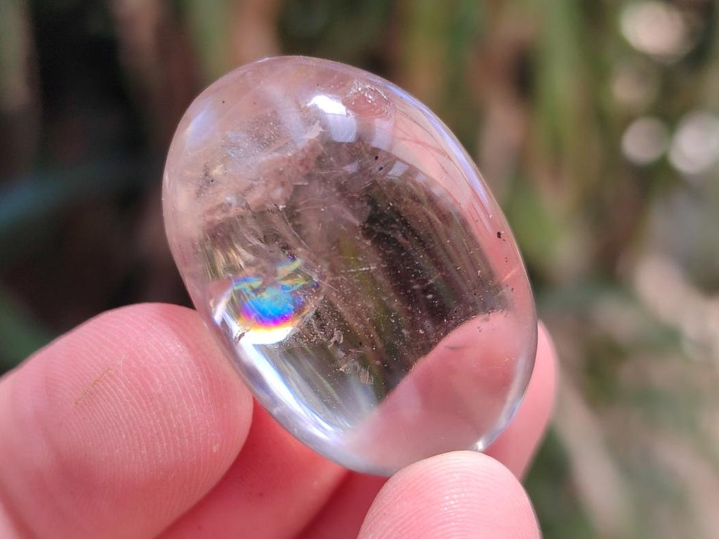 Polished Rock Crystal Galets x 35 From Amoron’i Mania, Madagascar