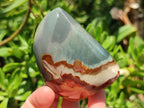 Polished Polychrome Jasper Flames x 6 From Madagascar