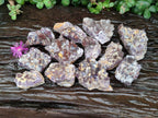 Natural Rare Asylum Quartz Clusters x 12 From Luena, Congo