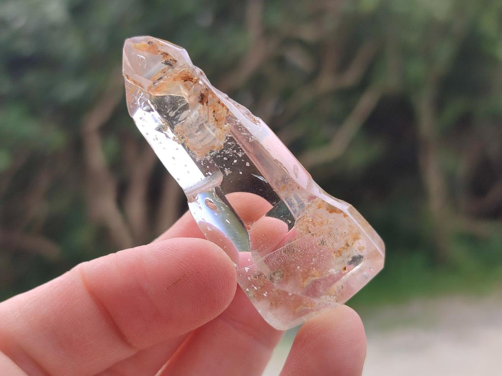 Polished Window Quartz Crystals and Sceptre x 6 From Madagascar