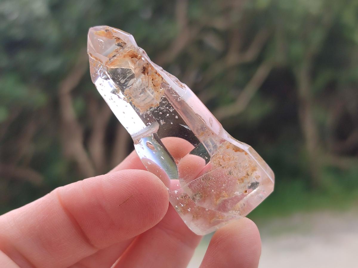 Polished Window Quartz Crystals and Sceptre x 6 From Madagascar