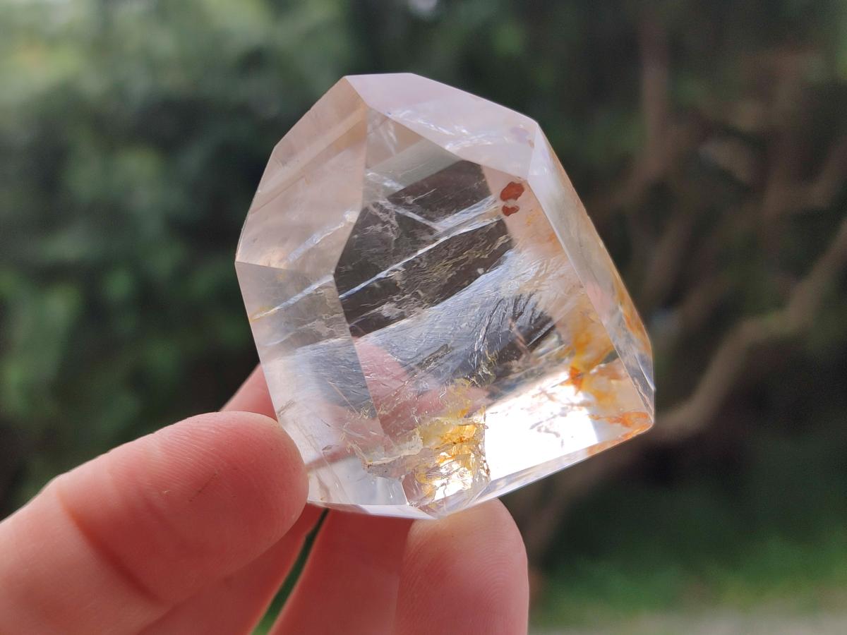 Polished Window Quartz Crystals and Sceptre x 6 From Madagascar