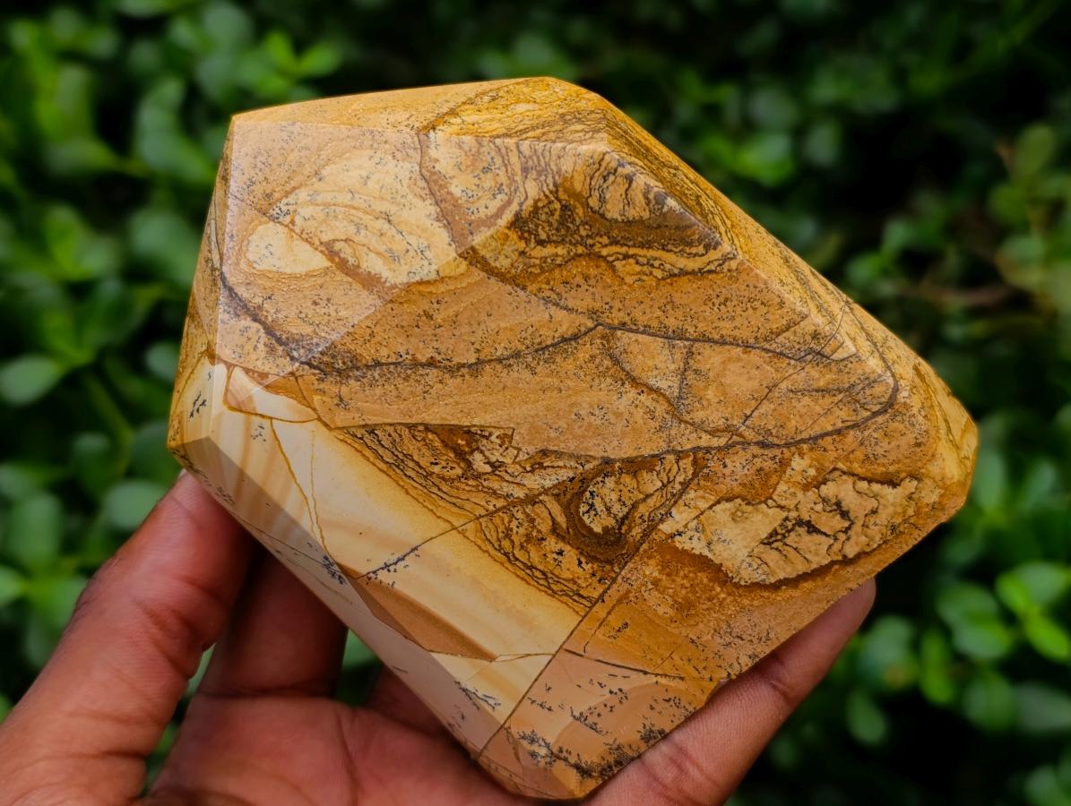 Polished Picture Stone Jasper Display Crystals x 2 From Ais-Ais, Namibia