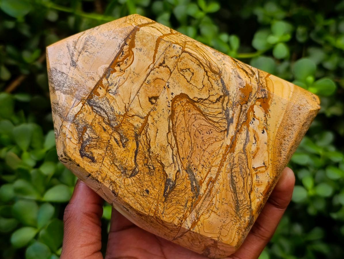 Polished Picture Stone Jasper Display Crystals x 2 From Ais-Ais, Namibia