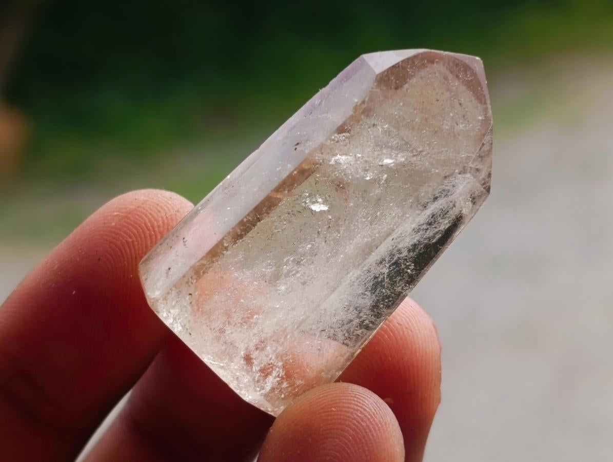 Polished Quartz Crystals with Inclusions x 35 From Madagascar