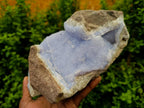 Natural Large Blue Lace Agate Geode Specimen x 1 From Nsanje, Malawi