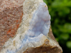 Natural Large Blue Lace Agate Geode Specimen x 1 From Nsanje, Malawi