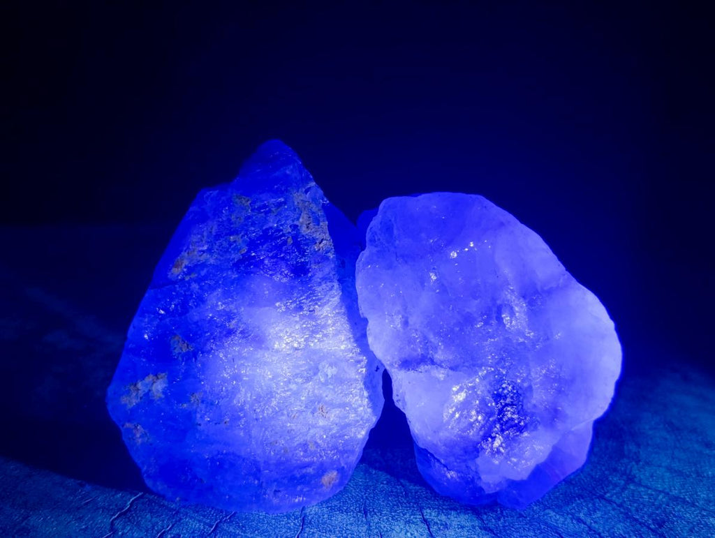 Natural Watermelon Fluorite Cobbed Specimens x 24 From Uis, Namibia