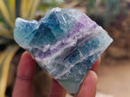 Natural Watermelon Fluorite Cobbed Specimens x 24 From Uis, Namibia