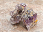 Natural Rare Amethyst Asylum Quartz Clusters x 12 From Luena, Congo