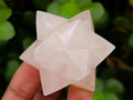 Hand Made Gemmy Rose Quartz Merkabahs x 5 From Madagascar
