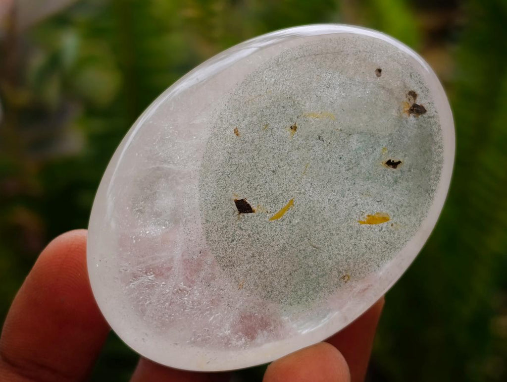 Polished Clear Quartz Crystal Galets x 20 From Madagascar