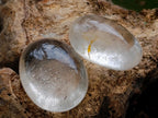 Polished Clear Quartz Crystal Galets x 20 From Madagascar