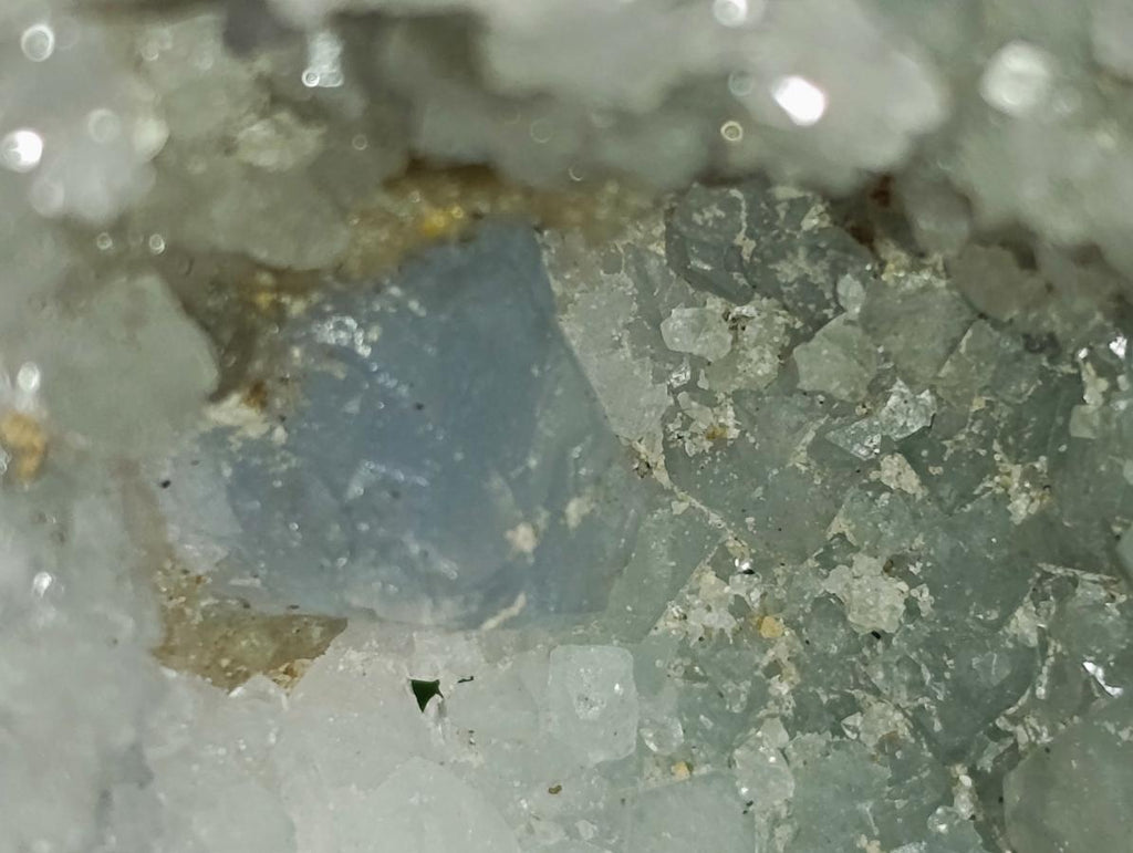 Polished XL Celestite Crystal Geode Centred Gemstone Egg x 1 From Sakoany, Madagascar