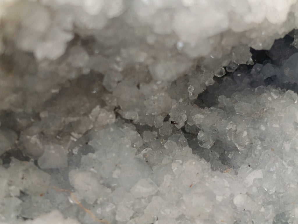 Polished Large Blue Celestite Gemstone Egg x 1 From Sakoany, Madagascar