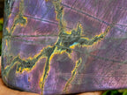 Polished XL Rare Purple Sunset Flash Labradorite Standing Free Form x 1 From Madagascar