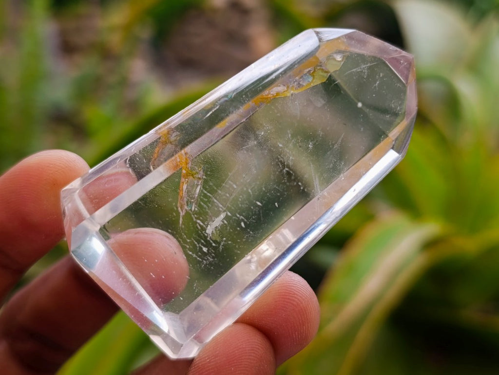Polished Clear and Optic Quartz Crystals x 12 From Madagascar
