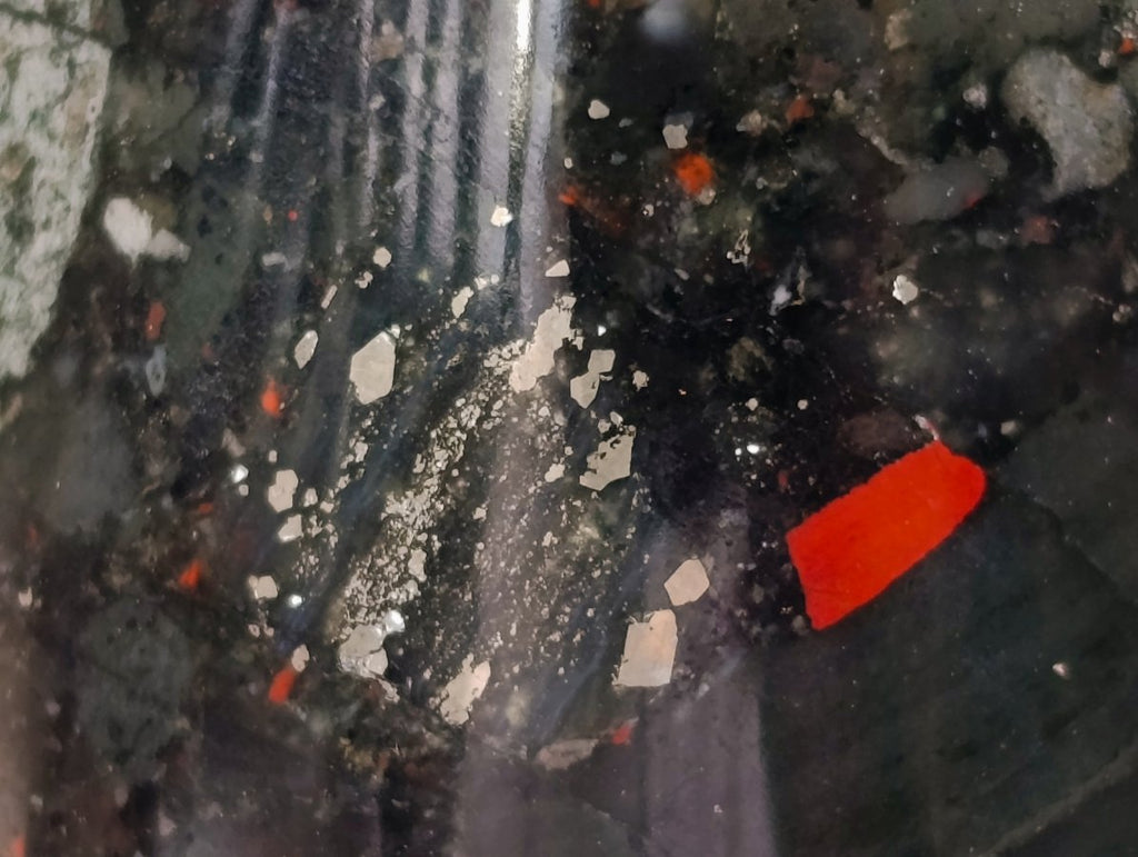 Polished Bloodstone Standing Free Forms x 2 From Swaziland