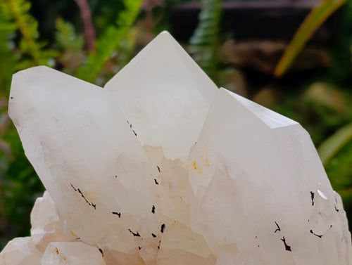 Natural Clear Quartz Crystal Clusters x 3 From Madagascar
