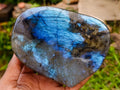 Polished Labradorite Standing Free Forms x 2 From Madagascar