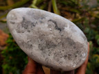 Polished Blue Celestite Geode Egg and Natural Specimen x 2 From Sakoany, Madagascar