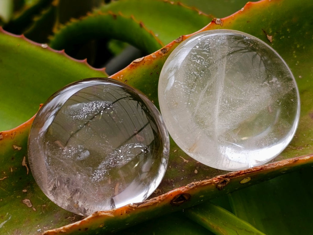 Polished Clear Quartz Crystal Galets x 24 From Madagascar