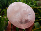 Polished Gemmy Rose Quartz Bowls x 2 From Madagascar