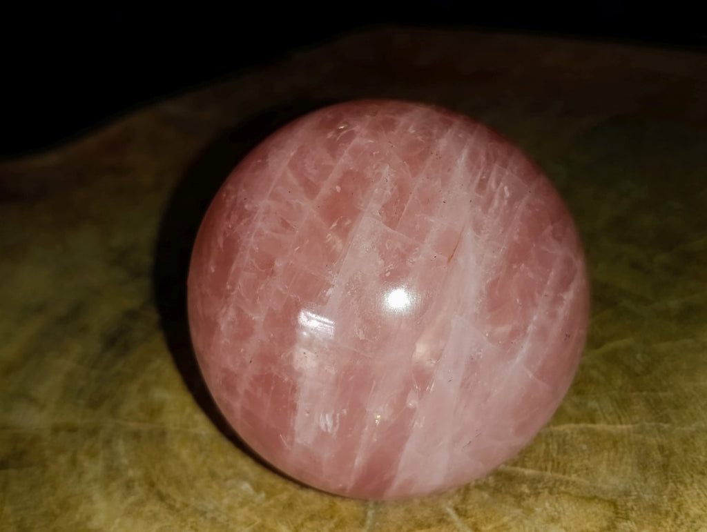 Polished Gemmy Star Rose Quartz Spheres x 2 From Madagascar