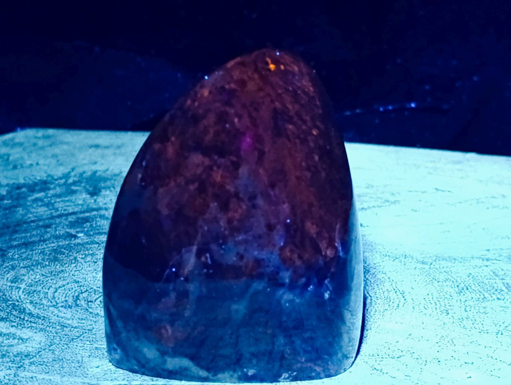 Polished Sodalite Standing Free Forms x 2 From Kunene River, Namibia