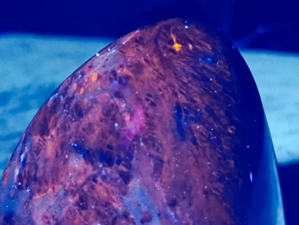 Polished Sodalite Standing Free Forms x 2 From Kunene River, Namibia