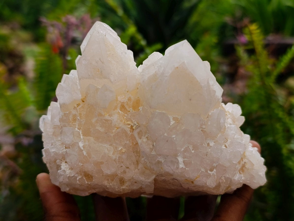 Natural Cascading Candle Quartz Clusters x 3 From Antsirabe, Madagascar