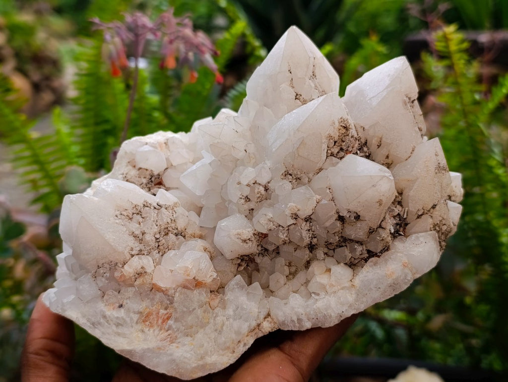 Natural Cascading Candle Quartz Clusters x 3 From Antsirabe, Madagascar