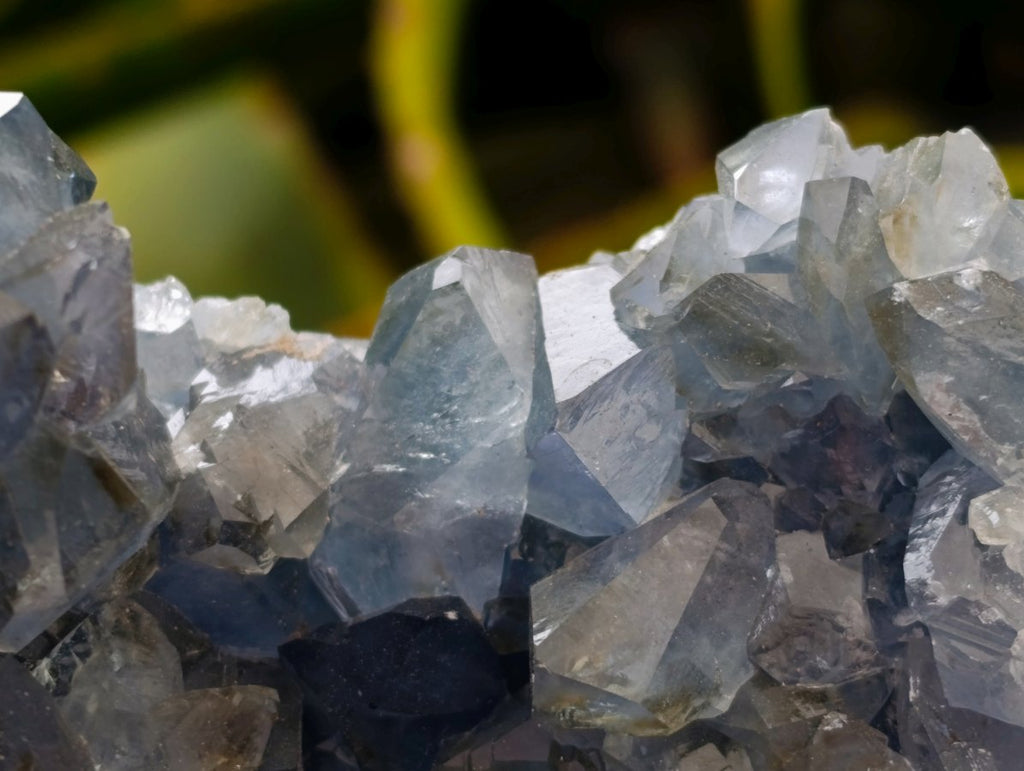 Natural Blue Celestite Specimens x 2 From Sakoany, Madagascar